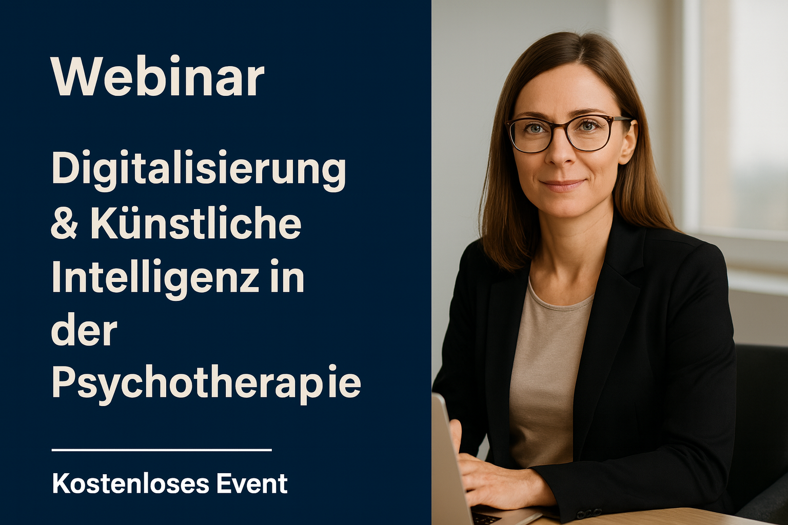 Webinar: Digitalisierung und Künstliche Intelligenz in der Psychotherapiepraxis (kostenlos)